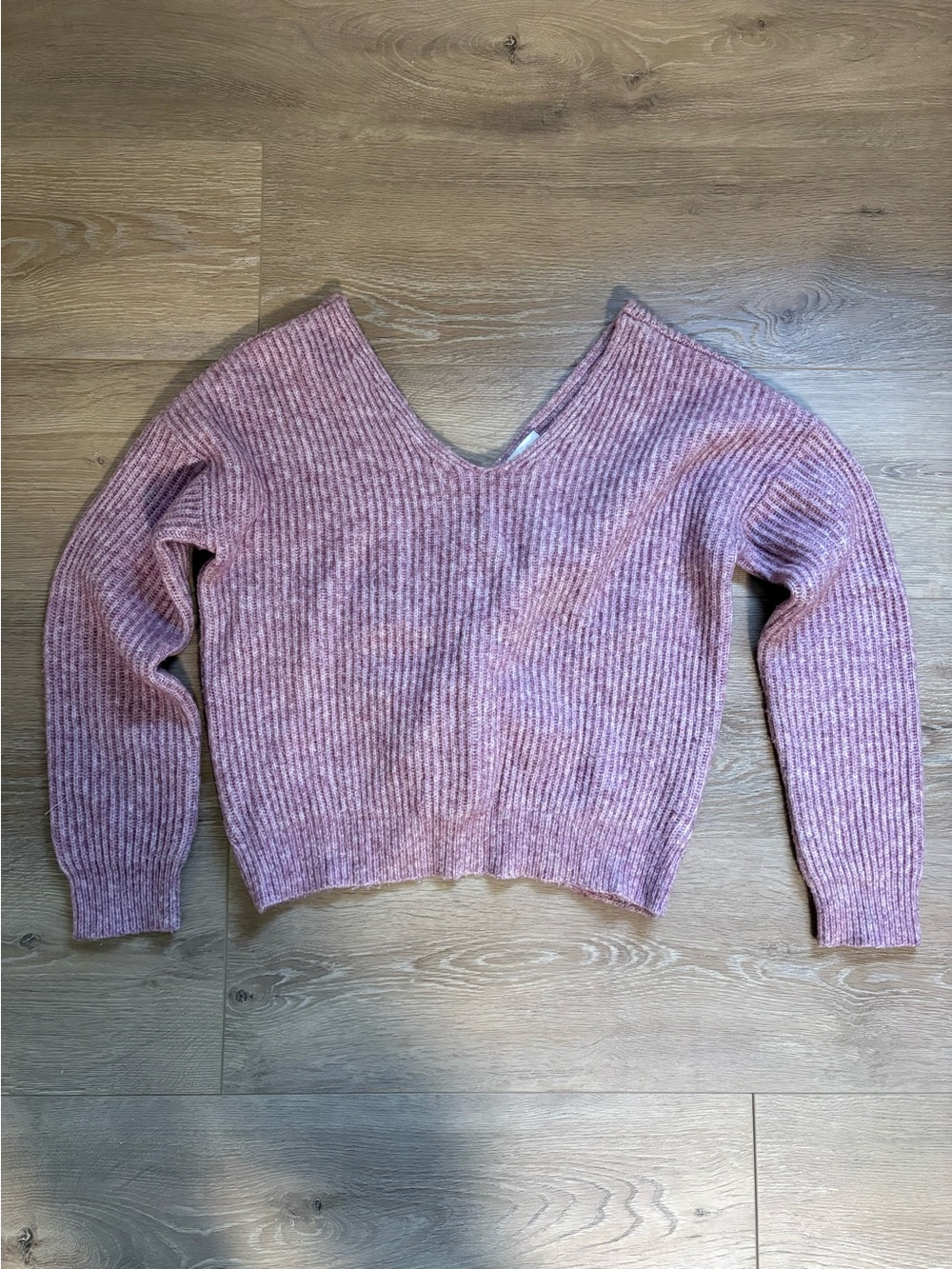 Anthropologie Angels of the North Twist Sweater in Pink | Size S